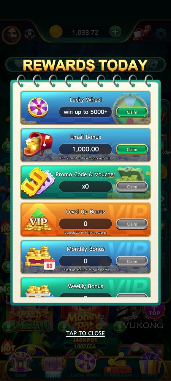 Casual Games inside Yono Vip